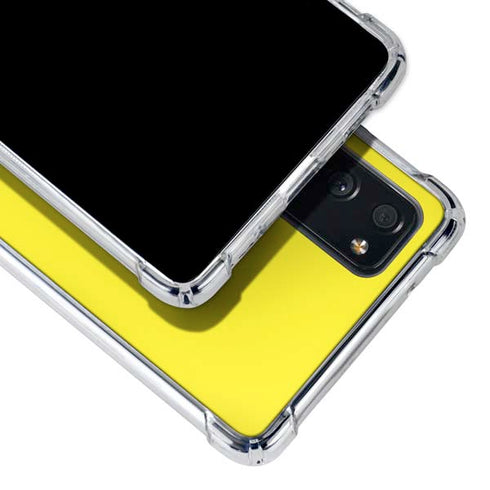 Yellow Solid Galaxy S20 FE Clear Case